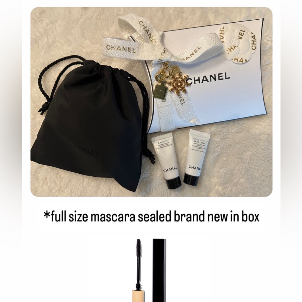 Two chanel holiday charms and bnib mascara